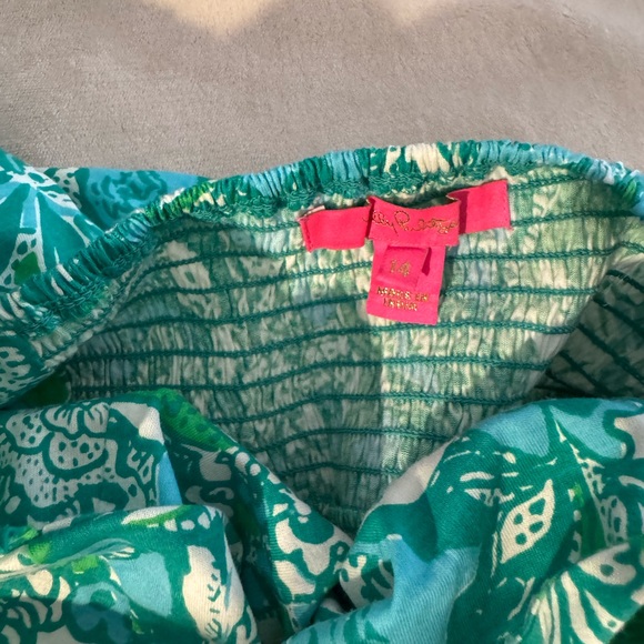 Lilly Pulitzer green Delaney short sleeve Dress size 14 - Picture 5 of 6